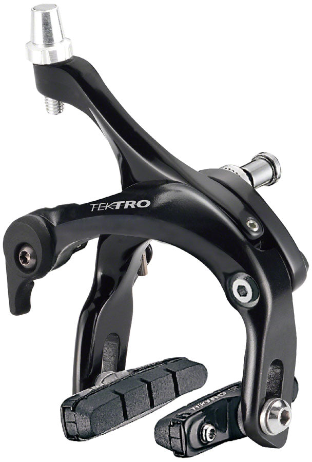 Tektro R526 Road Caliper Brake - Front Dual Pivot 39-54mm Reach Black Road Caliper Brakes Tektro