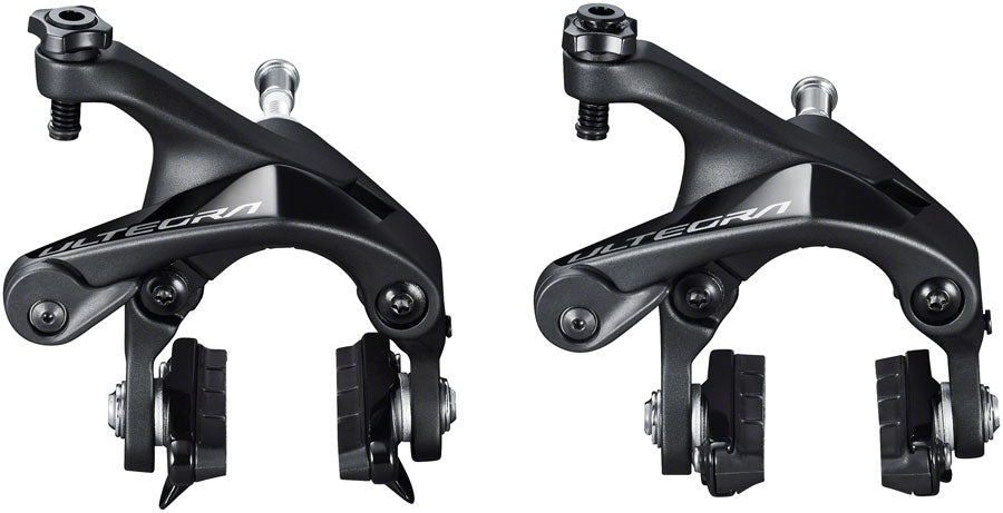 Shimano Ultegra BR-R8100 Road Caliper Brake Set - Front Rear Dual Pivot BLK Road Caliper Brakes Shimano