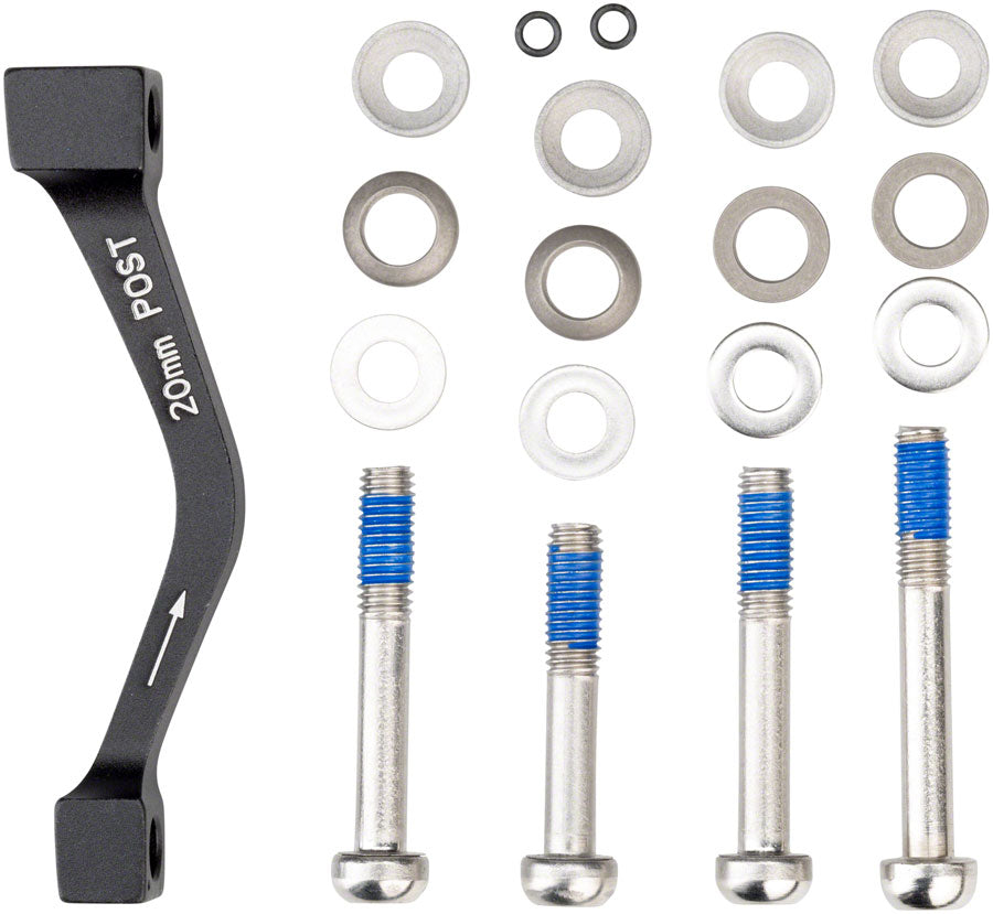 SRAM/ Avid 20mm Post-Mount Disc Caliper to Post Mount Frame/Fork Adaptor Stainless Bolts Kits Regular CPS Calipers Disc Brake Adapters & Bolts Avid