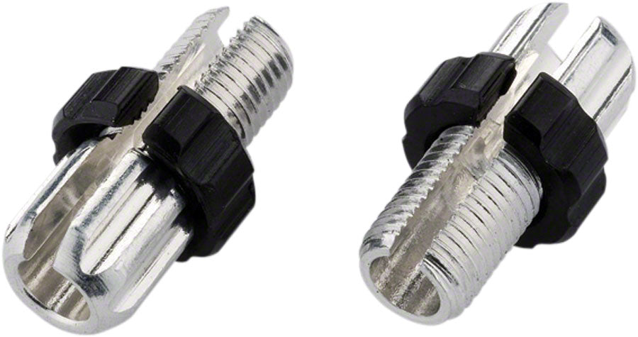 M10 Slotted Alloy Adjusting Barrel Bag of 10 Silver/Black Brake Lever Adjusting Barrel Jagwire