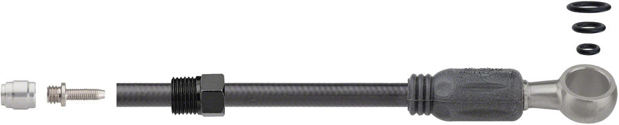 Jagwire Sport DOT Hydraulic Hose Kit - For SRAM Red eTap HRD 2017–2019~ S900 Aero HRD 2017-2019 2000mm BLK Disc Hose and Parts Jagwire