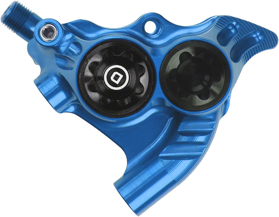 Hope RX4+ Disc Brake Caliper - Flat Mount Rear +20mm DOT Type Blue Disc Brake Calipers Hope