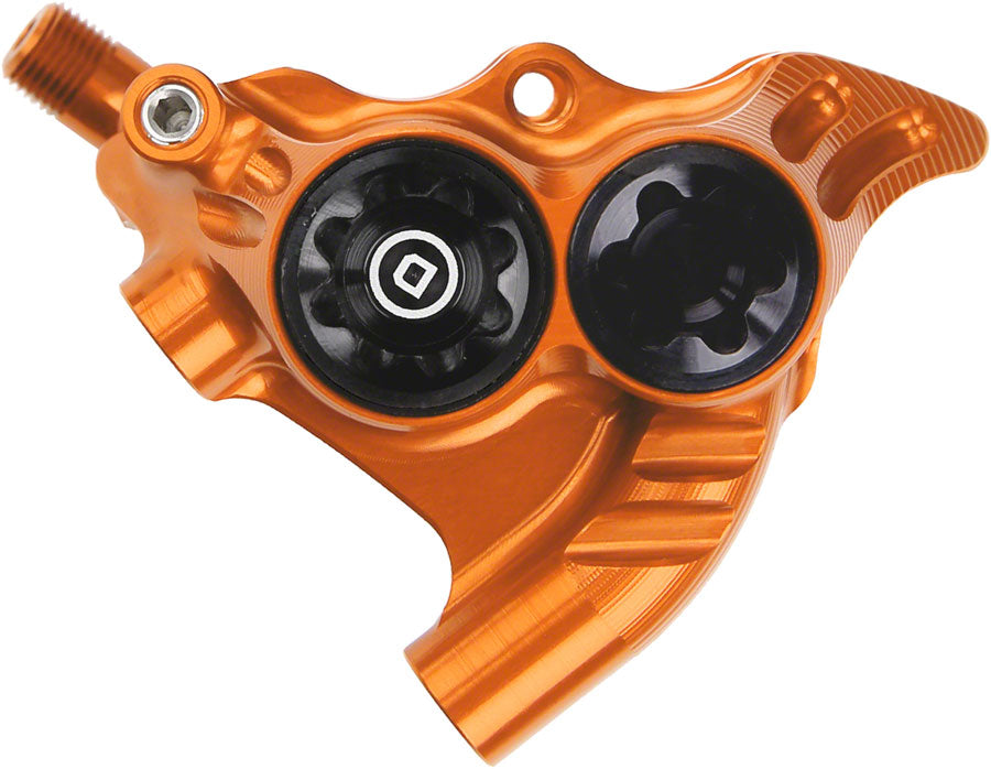Hope RX4+ Disc Brake Caliper - Flat Mount Rear +20mm DOT Type Orange Disc Brake Calipers Hope