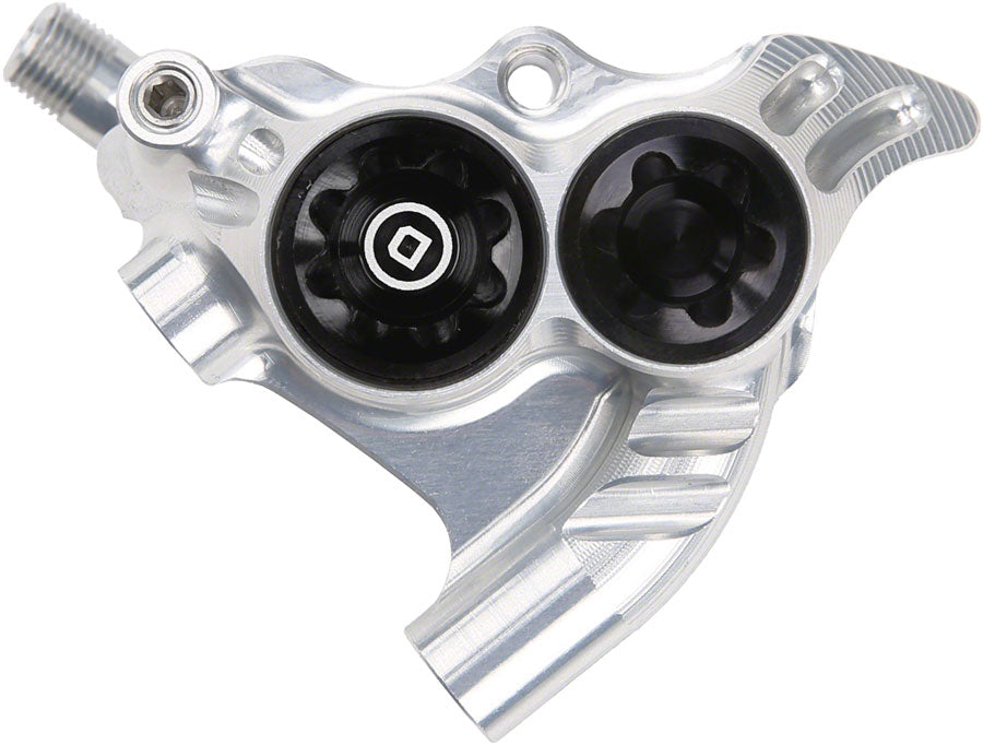 Hope RX4+ Disc Brake Caliper - Flat Mount Rear +20mm DOT Type Silver Disc Brake Calipers Hope