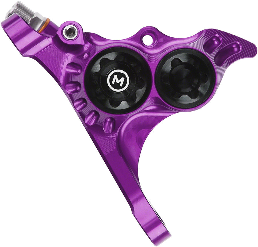 Hope RX4+ Disc Brake Caliper - Flat Mount Front +20mm Mineral Oil Type Purple Disc Brake Calipers Hope