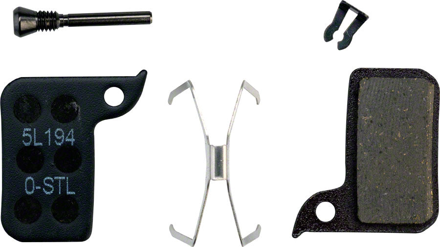 SRAM Disc Brake Pads - Organic Compound Steel Backed Quiet Monoblock SRAM Hydraulic Road Level A1 2017-2019 Disc Brake Pads SRAM