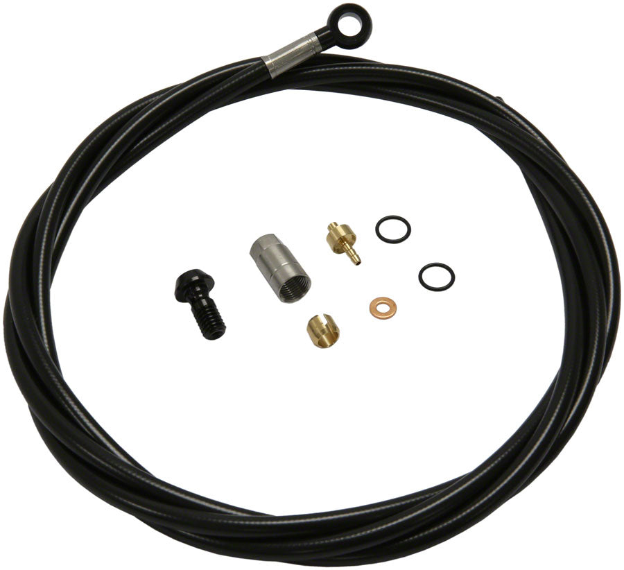Hope XCR Brake Hose and Connector Kit - 5mm 1600mm Disc Hose and Parts Hope