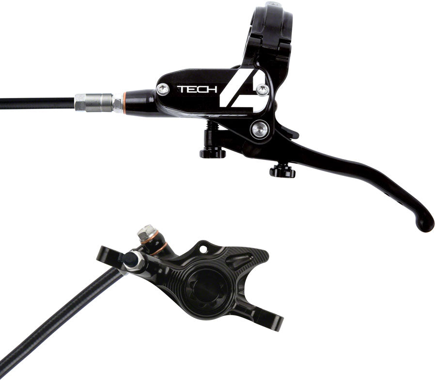 Hope Tech 4 X2 Disc Brake and Lever Set - Front Hydraulic Post Mount Black Disc Brake & Lever Hope
