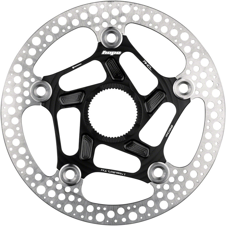 Hope RX Disc Rotor - 140mm Center-Lock Black Disc Rotor Hope