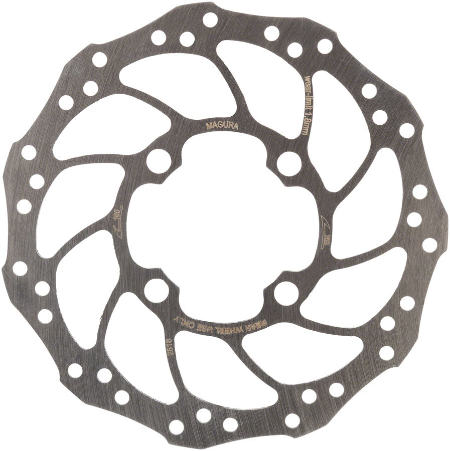 Magura Storm Rohloff Disc Brake Rotor - 160mm 4-Bolt Silver Disc Rotor Magura