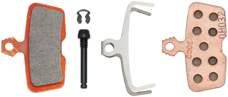 SRAM Disc Brake Pads - Sintered Compound Steel Backed Powerful For Code/Code R/Code RSC/Guide RE Disc Brake Pads SRAM