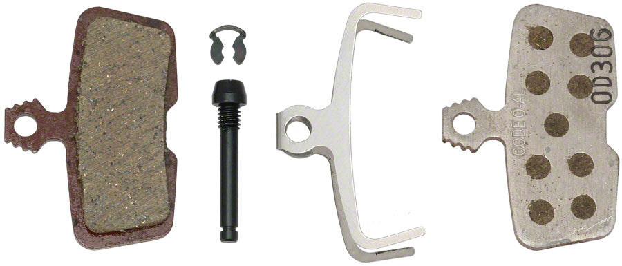 SRAM Disc Brake Pads Organic Compound Aluminum Backed Quiet