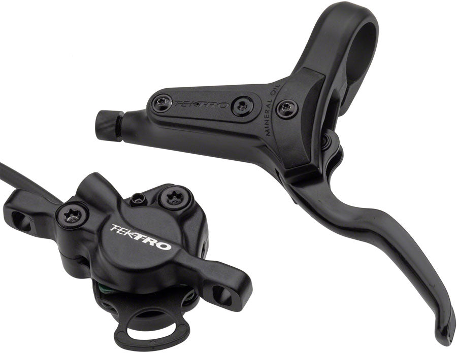 Tektro HD-M285 Disc Brake and Lever - Front Hydraulic Post Mount Black Disc Brake & Lever Tektro