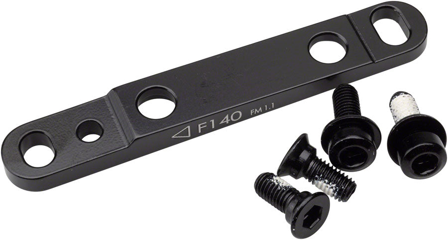 Tektro Disc Brake Adaptor - Front Flat Mount Compatible with 140/160mm Rotor Disc Brake Adapters & Bolts Tektro