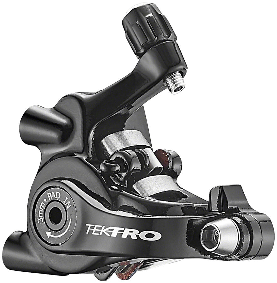 Tektro MD-C550 Dual-Piston Cable Actuated Mechanical Flat Mount Disc Caliper Road Short-Pull Levers BLK Disc Brake Calipers Tektro