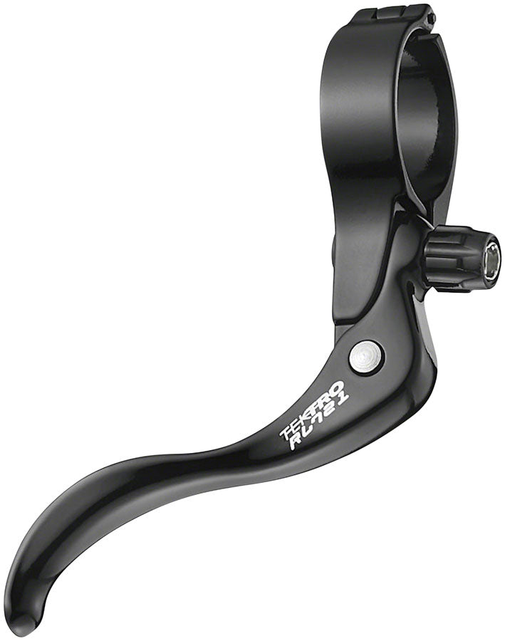 Tektro RL726 Cross Levers - 26mm Clamp Diameter Pair Gloss Black Drop Bar Inline Levers Tektro