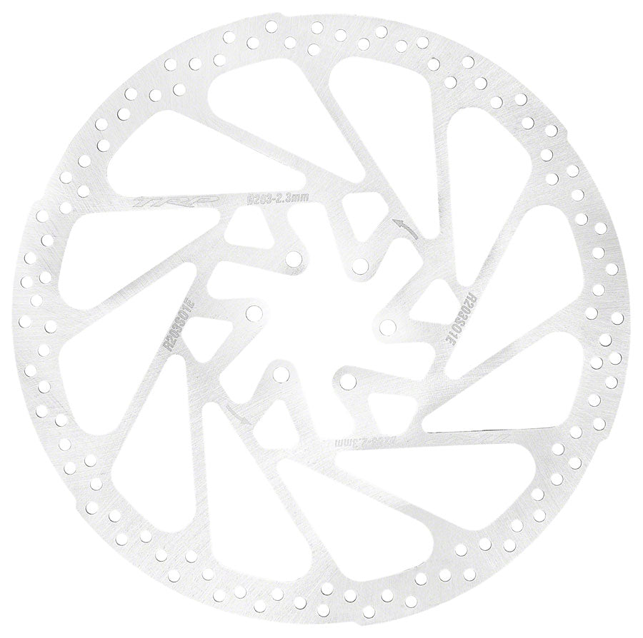TRP R1 Disc Brake Rotor - 203mm 6-Bolt 2.3mm Rust Blocker Treatment Silver Disc Rotor TRP