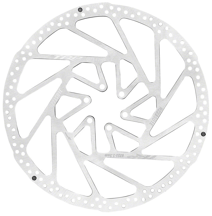 TRP R1 Disc Brake Rotor - 223mm 6-Bolt 2.3mm Rust Blocker Treatment Silver Disc Rotor TRP