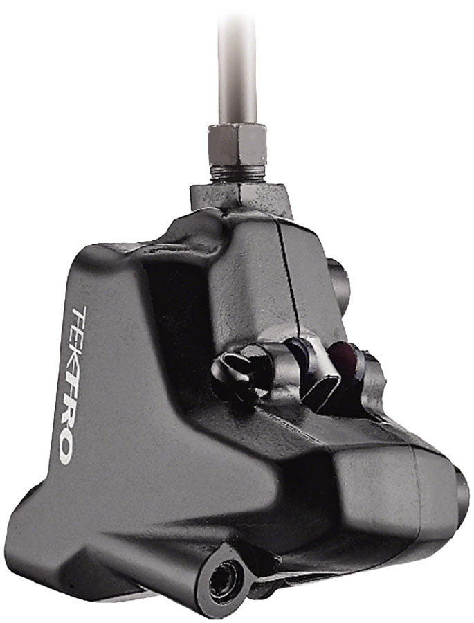 Tektro HD-R280 Disc Brake and Lever - Rear Hydraulic Flat Mount Black Disc Brake & Lever Tektro