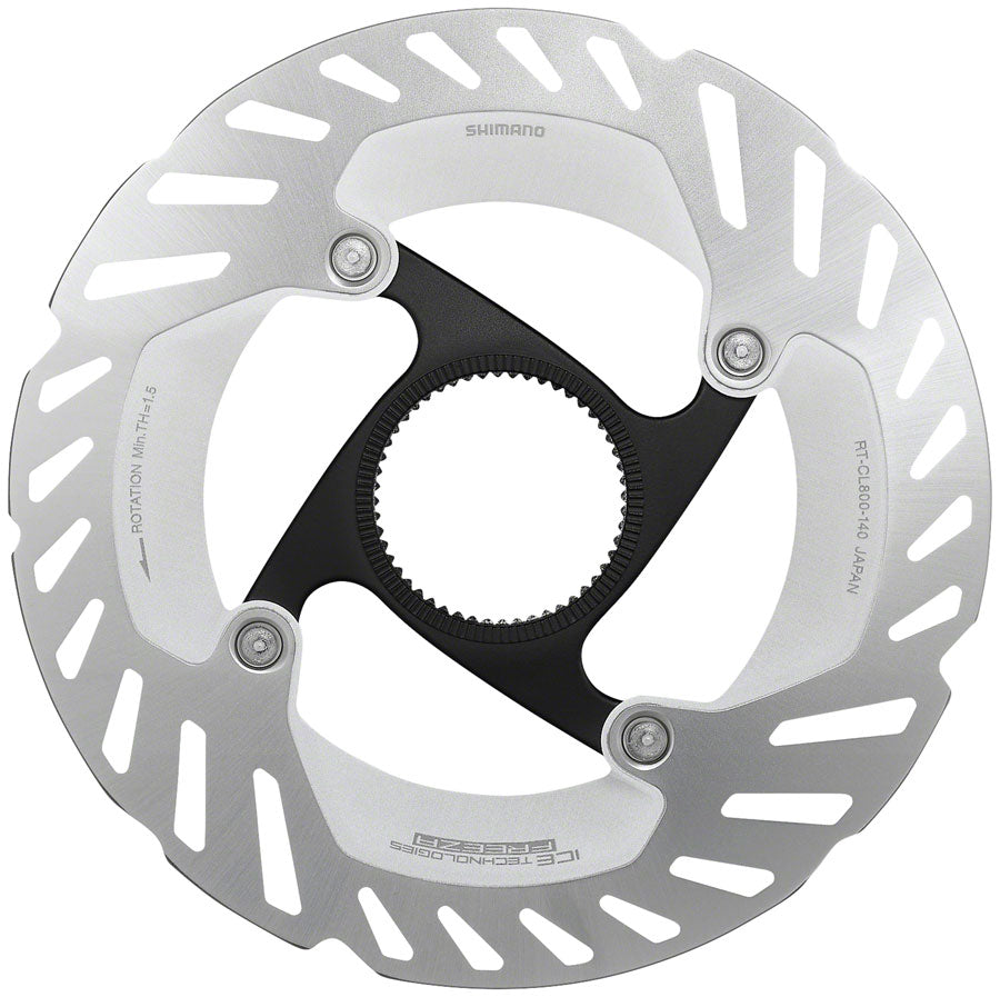 Shimano GRX RT-CL800 S Disc Brake Rotor Lockring - 140mm CenterLock Silver Disc Rotor Shimano