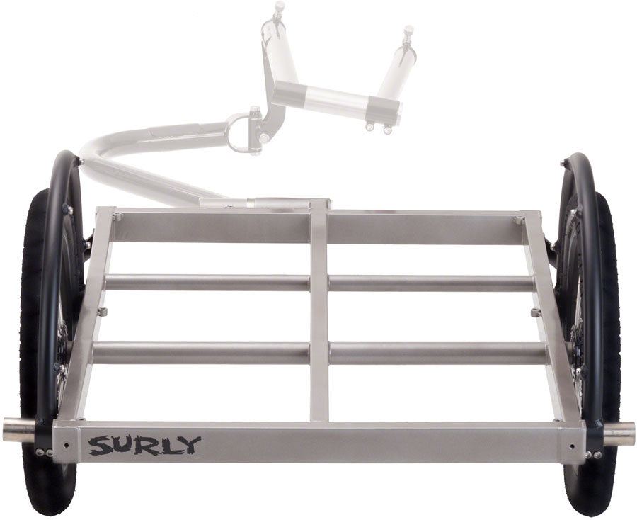 Surly Ted Trailer: Short Bed 16" Wheels Gray Trailers Surly