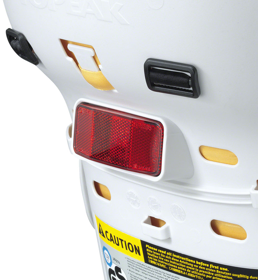 Topeak Baby Seat II Child Seat With Disc Compatible Rear Rack - Fits 26" MTX 2.0 Gray/YLW Child Carrier Topeak