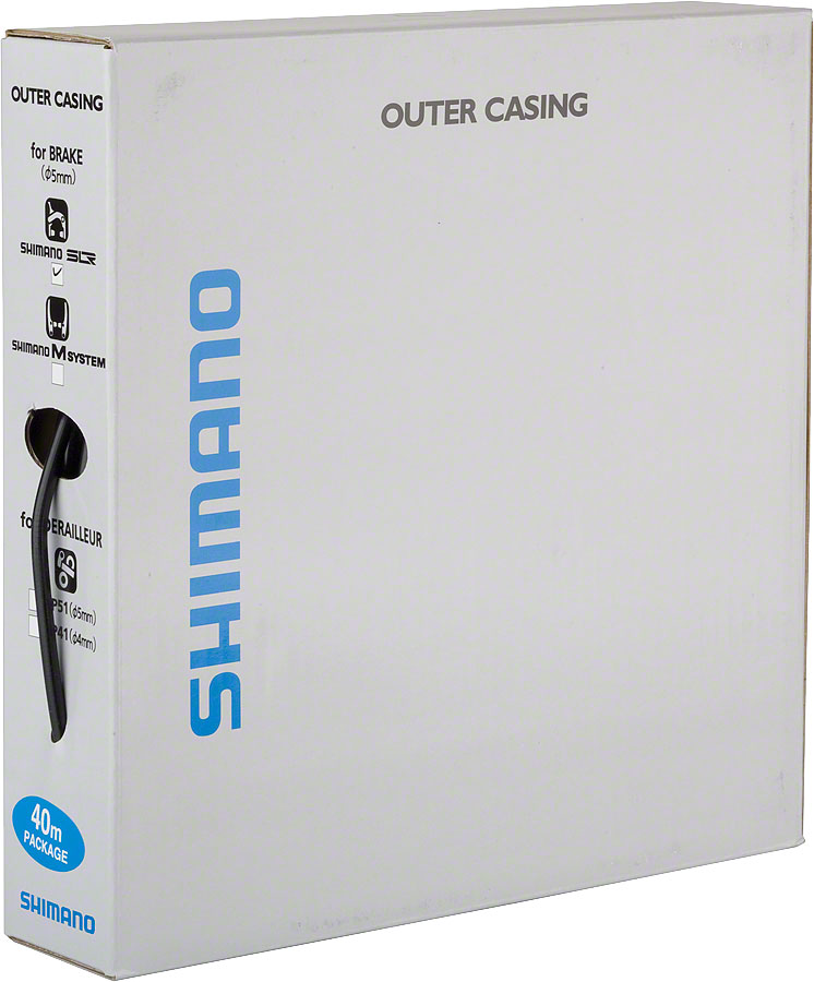 Shimano SLR Brake Housing 5mm x 40m Black Cables and Housing Shimano