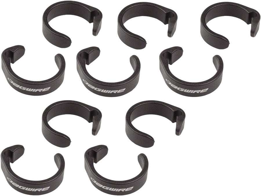 Jagwire Clip Ring for E-Bike Control Wires - 19.0-22.2mm Black Bag/10 Ebike Head Unit Parts Jagwire