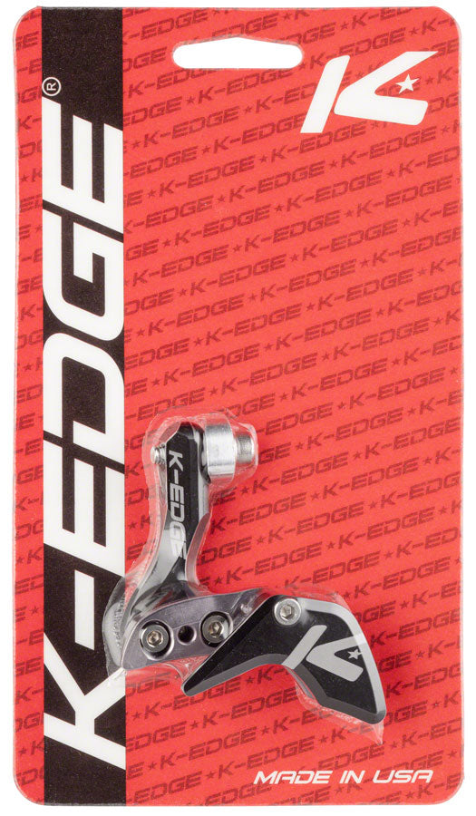 K-EDGE 1x Race Chain Guide - For Single Chainring Braze-on Black Chain Retention Systems K-Edge