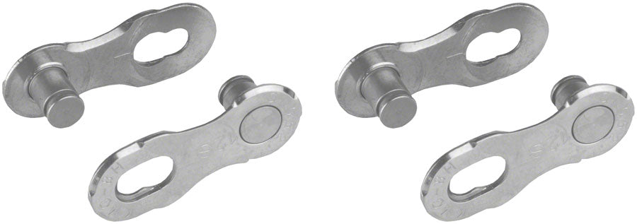 KMC MissingLink-12 Connector - 12-Speed Silver 2 Pairs/Card Chain Links and Pins KMC