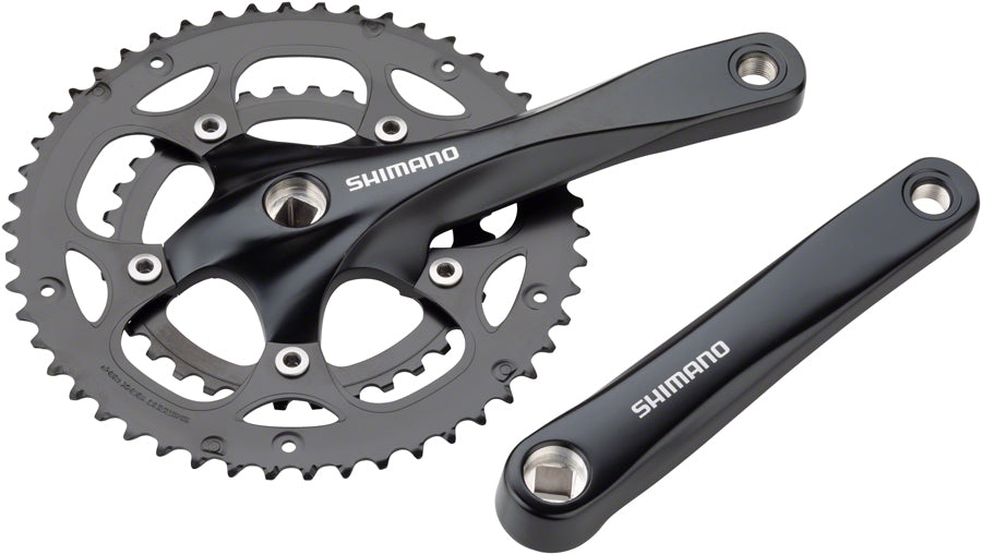 Shimano Claris FC-RS200 Crankset - 170mm 8-Speed 50/34t 110 BCD Square Taper JIS Spindle Interface BLK Cranksets and Arms Shimano