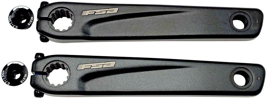 Full Speed Ahead CK-603 Bafang M800 Ebike Crank Arm Set - 170mm Black Ebike Crankset FSA