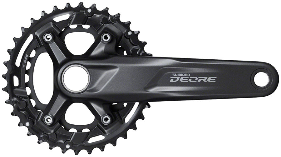 Shimano Deore FC-M5100-B2 Crankset - 175mm 11-Speed 36/26t 96/64 BCD Hollowtech II Spindle Interface BLK Cranksets and Arms Shimano