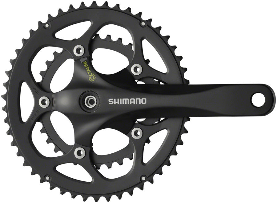 Shimano FC-R345-L Crankset - 175mm 9-Speed 50/34t 5-bolt / 110 BCD Octalink V2 Spindle Interface BLK Cranksets and Arms Shimano