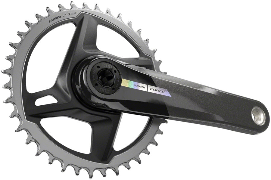 SRAM Force 1 Wide Crankset - 172.5mm 12-Speed 40t Direct Mount DUB Spindle Interface Iridescent Gray D2 Cranksets and Arms SRAM