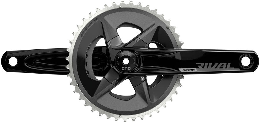 SRAM Rival AXS Wide Crankset - 170mm 12-Speed 43/30t 94 BCD DUB Spindle  Interface BLK D1