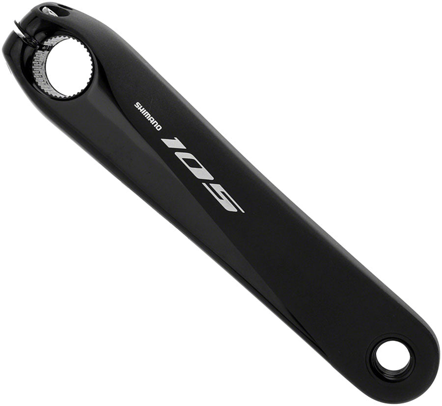 Shimano 105 FC-R7000 Crankset - 160mm 11-Speed W/O Rings 110 BCD Hollowtech Crank Arms Hollowtech II Spindle Interface BLK Cranksets and Arms Shimano