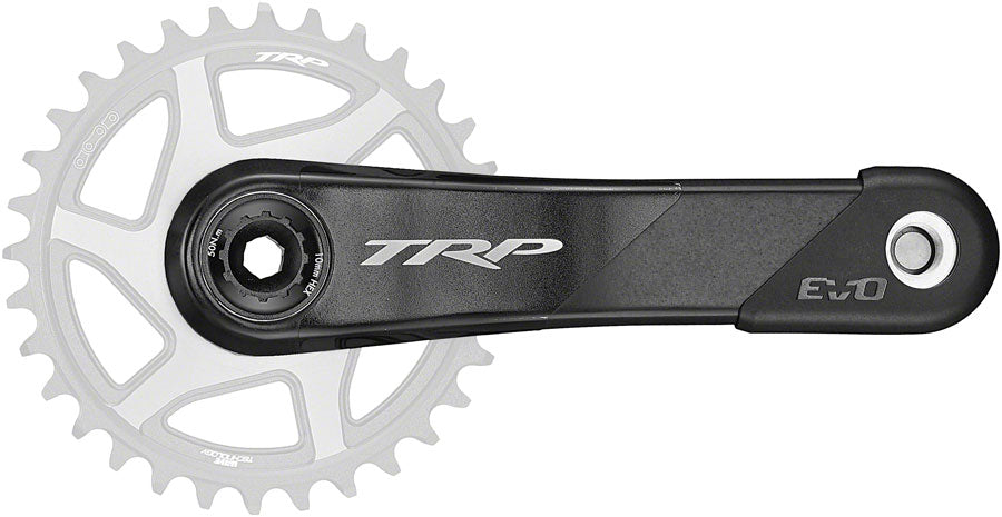 TRP CK-9050 EVO Crankset - 165mm 12-Speed For 68/73mm Frame BB DM CINCH Chainring Interface 30mm Spindle Carbon BLK/Silver Cranksets and Arms TRP