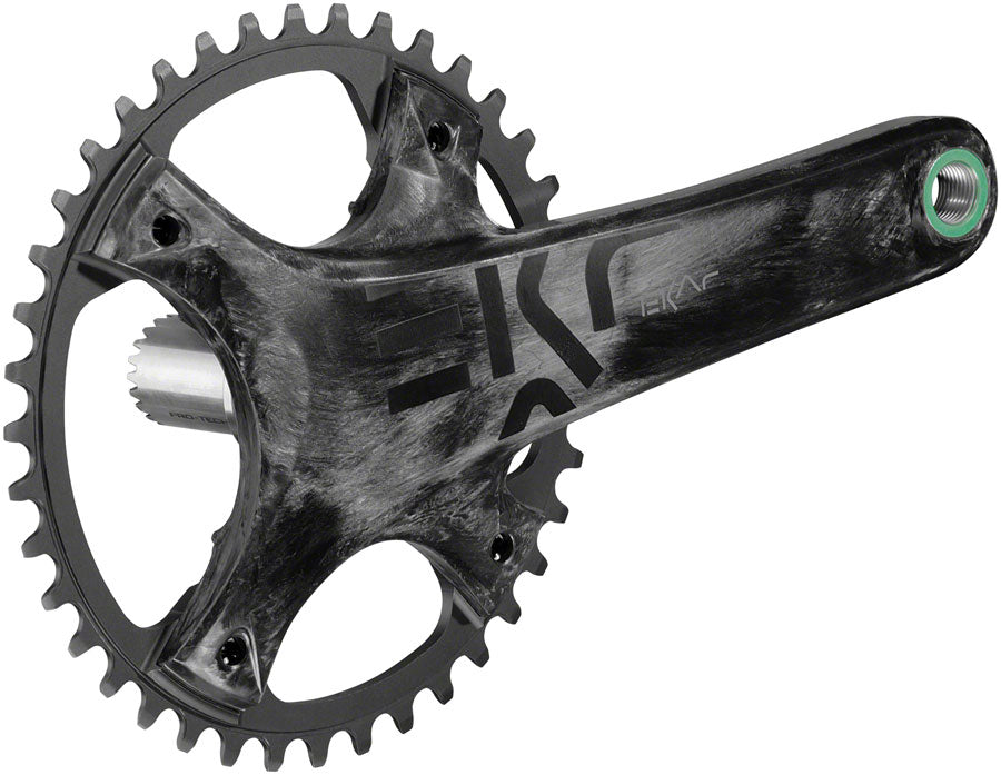 Campagnolo EKAR Crankset - 165mm 13-Speed 40t 123mm BCD Campagnolo Ultra-Torque Spindle Interface Carbon Cranksets and Arms Campagnolo