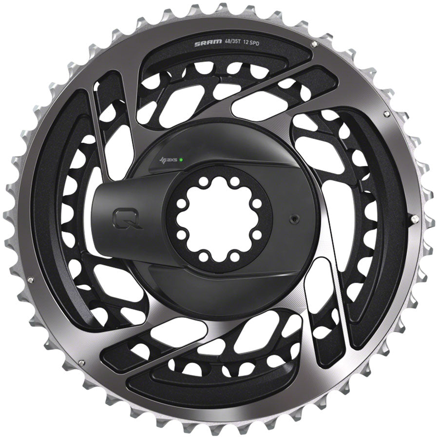 SRAM RED AXS Power Meter Crankset - 175mm 12-Speed 46/33t Direct Mount DUB Spindle Interface Natural Carbon D1 Cranksets and Arms SRAM