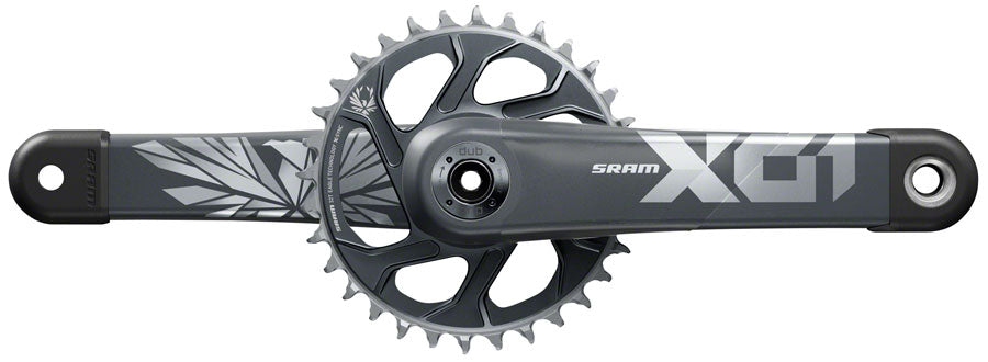 SRAM X01 Eagle Boost Crankset - 170mm 12-Speed 32t Direct Mount DUB Spindle Interface Lunar/Polar 55mm Chainline Cranksets and Arms SRAM