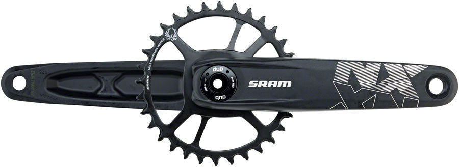 SRAM NX Eagle Fat Bike Crankset - 170mm 12-Speed 30t Direct Mount DUB Spindle Interface BLK Cranksets and Arms SRAM
