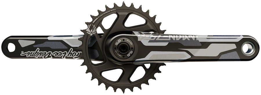 TruVativ Descendant Troy Lee Designs CoLab Carbon Crankset - 175mm 12-Speed 32t Direct Mount DUB Spindle Interface BLK Cranksets and Arms TruVativ