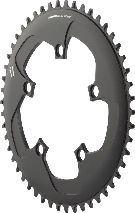 SRAM X-Sync 11-Speed 48T 110mm Chainring Black Chainrings SRAM
