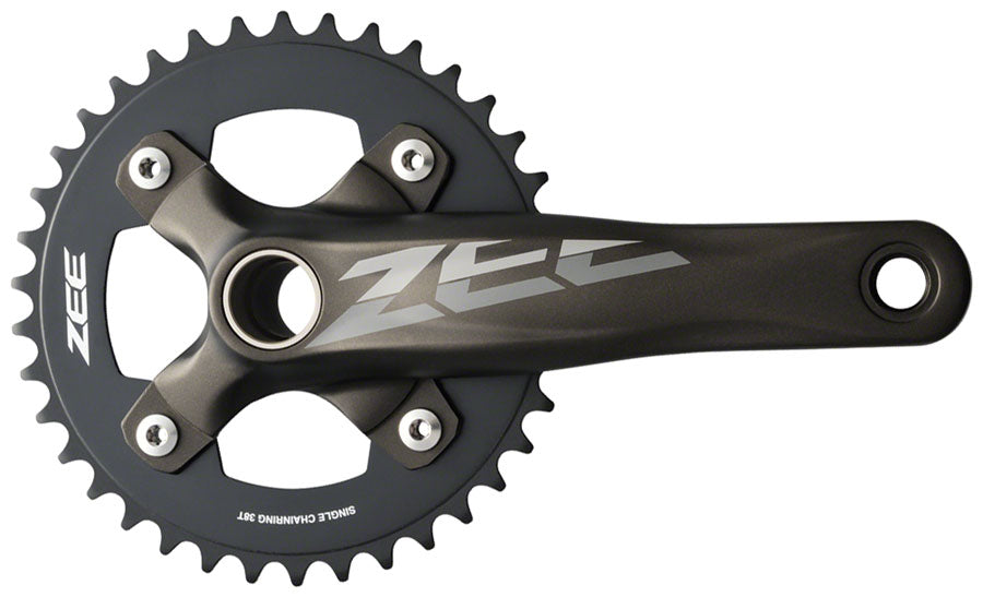 Shimano ZEE FC-M640 Crankset - 175mm 10-Speed 36t 104 BCD Hollowtech II Spindle Interface Includes Bottom Bracket BLK Cranksets and Arms Shimano