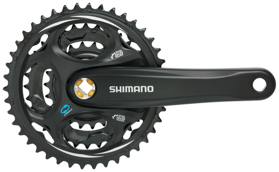 Shimano Altus FC-M311 Crankset - 170mm 7/8-Speed 42/32/22t Riveted Square Taper JIS Spindle Interface BLK Cranksets and Arms Shimano