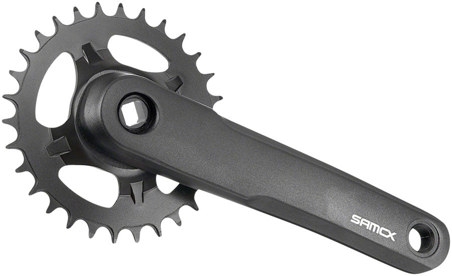 Samox M3s Crankset - 175mm 10-12 Speed 32t 3-Bolt Direct Mount JIS Square Taper BLK Cranksets and Arms SAMOX