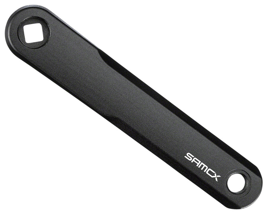 Samox E3 SH Ebike Crank Arm Set - 165mm JIS Square Taper 5mm offset Black Ebike Crankset SAMOX