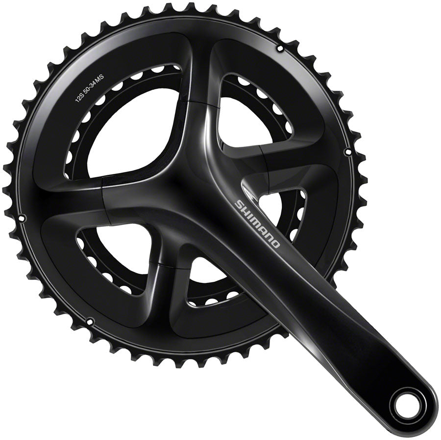 Shimano 105 FC-RS520 Crankset - 165mm 12-Speed 50/34t 110 Asymmetric BCD Hollowtech II Spindle Interface BLK Cranksets and Arms Shimano