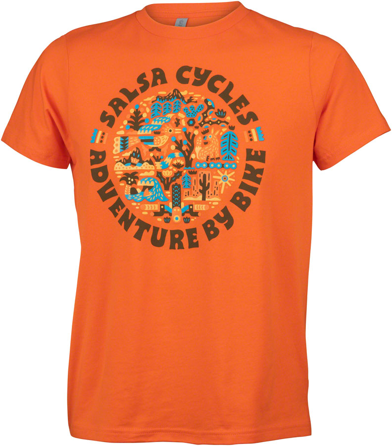 Salsa Planet Wild Kids T-Shirt - Orange X-Large - CL10703